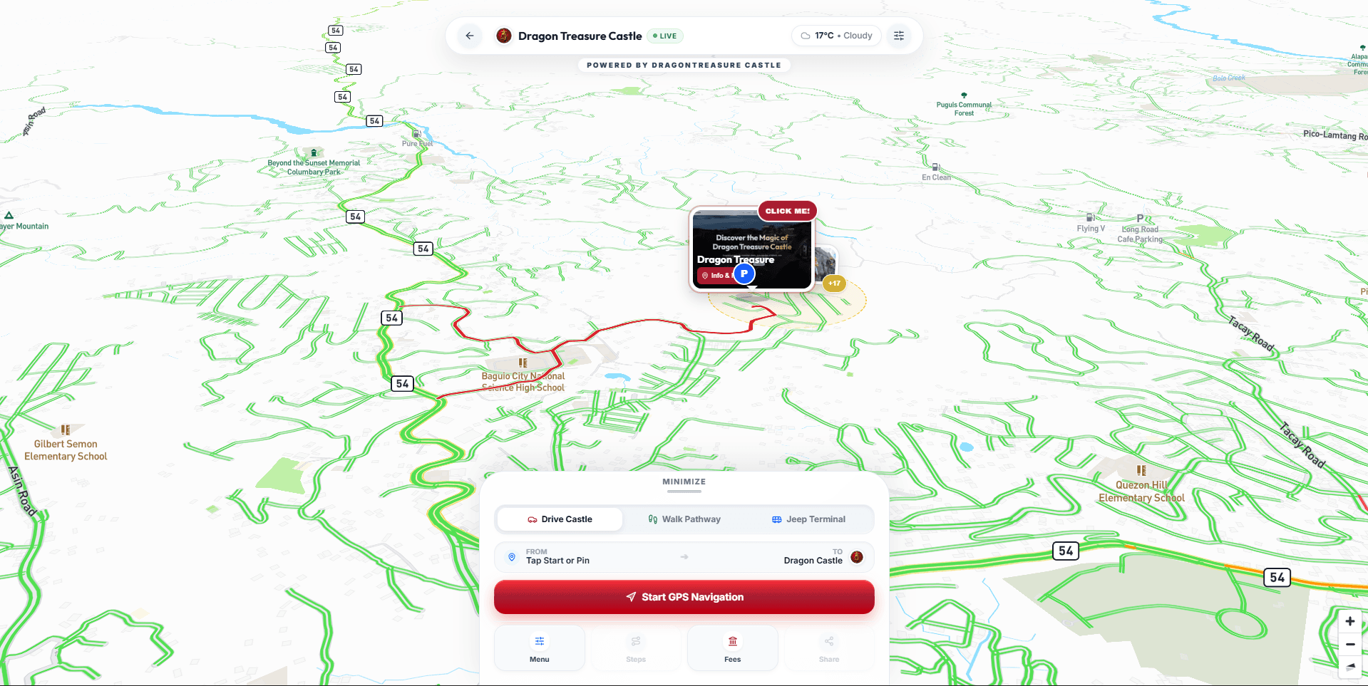 3D Geospatial Navigation System
