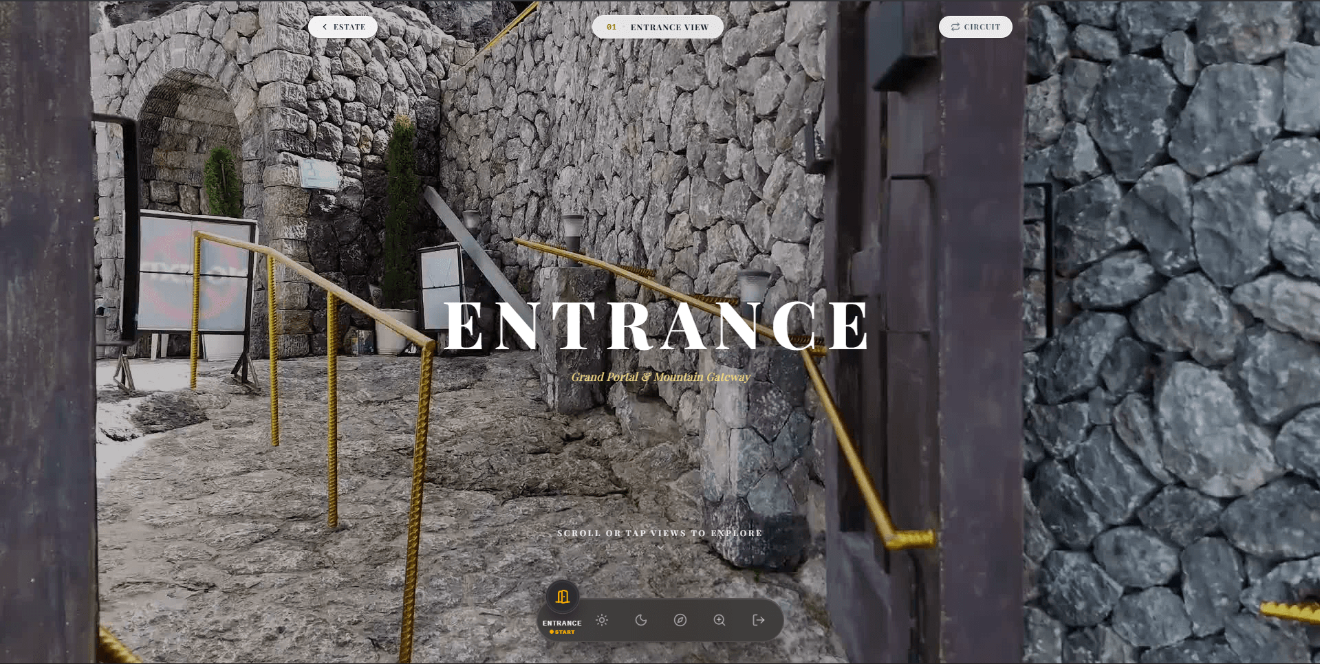 Scroll-Driven 3D Virtual Video Tour